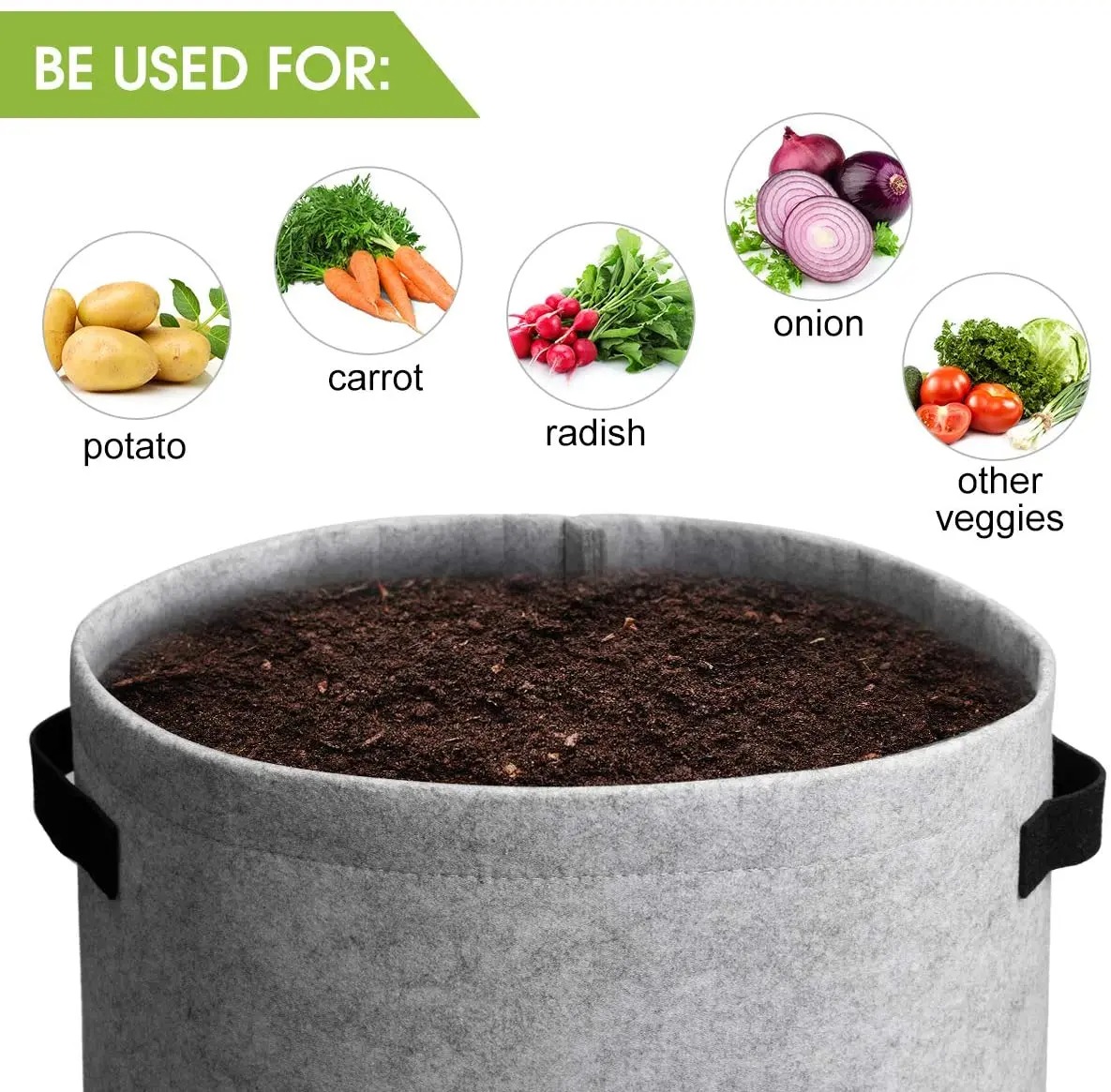 3Styles Felt plant grow bags n - Agriculture Vertical Farming のレビューと価格