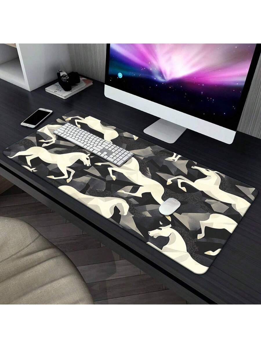 Stylish Black And White Cow Pa - Cow Mat Rubber のレビューと価格