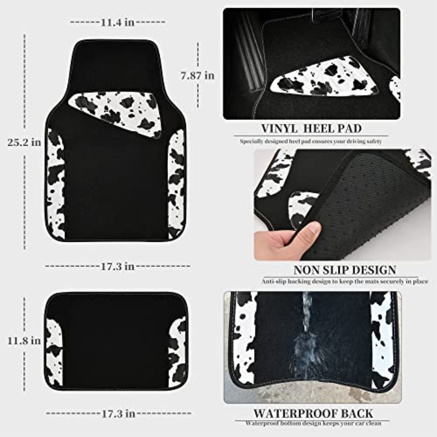 Waterproof Universal Fit Car F - Cow Mat Rubber のレビューと価格