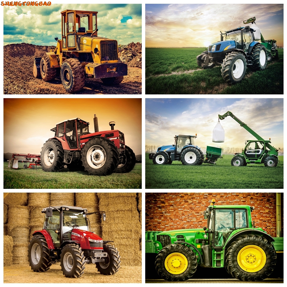 Farm Tractor Photography Backg - Agriculture Farming Background のレビューと価格