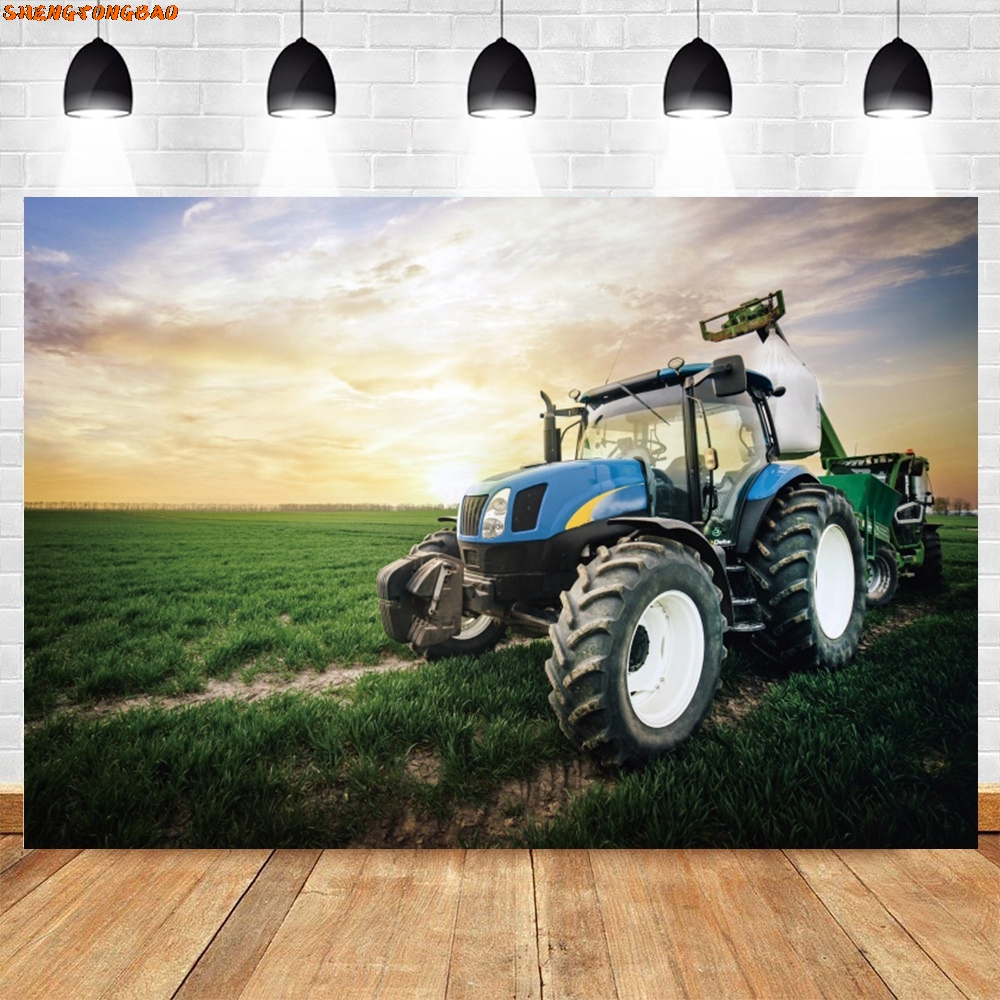 Farm Tractor Photography Backg - Agriculture Farming Background のレビューと価格