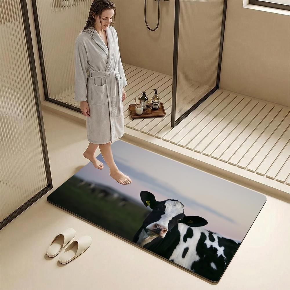Abstract Cow Animal KWaii Floo - Cow Mat Rubber のレビューと価格
