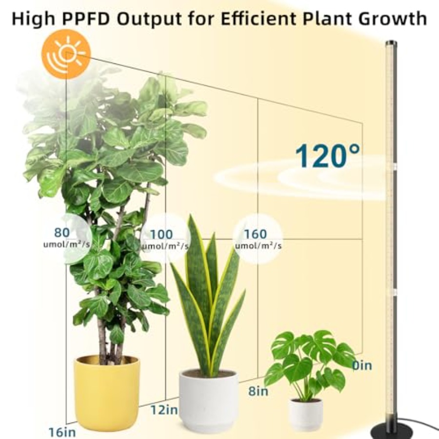 Standing Grow Light with 3 Lig - Agriculture Vertical Farming のレビューと価格