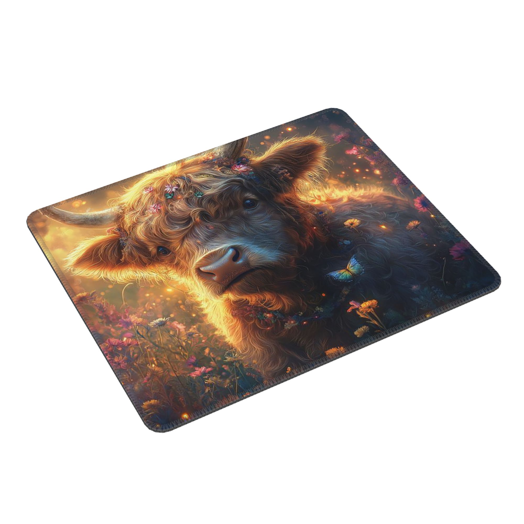 Highland Cow In Magical Forest - Cow Mat Rubber のレビューと価格