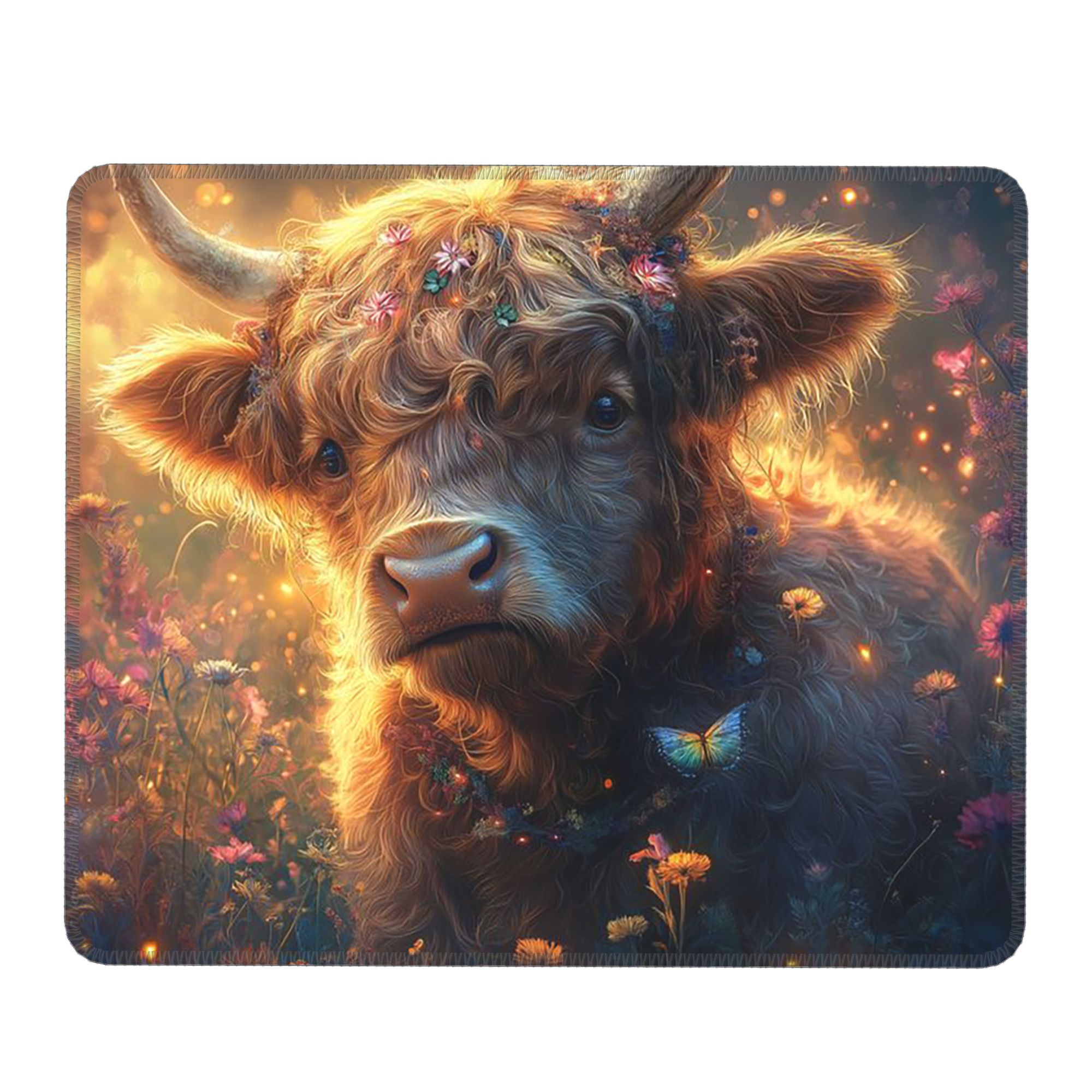 Highland Cow In Magical Forest - Cow Mat Rubber のレビューと価格
