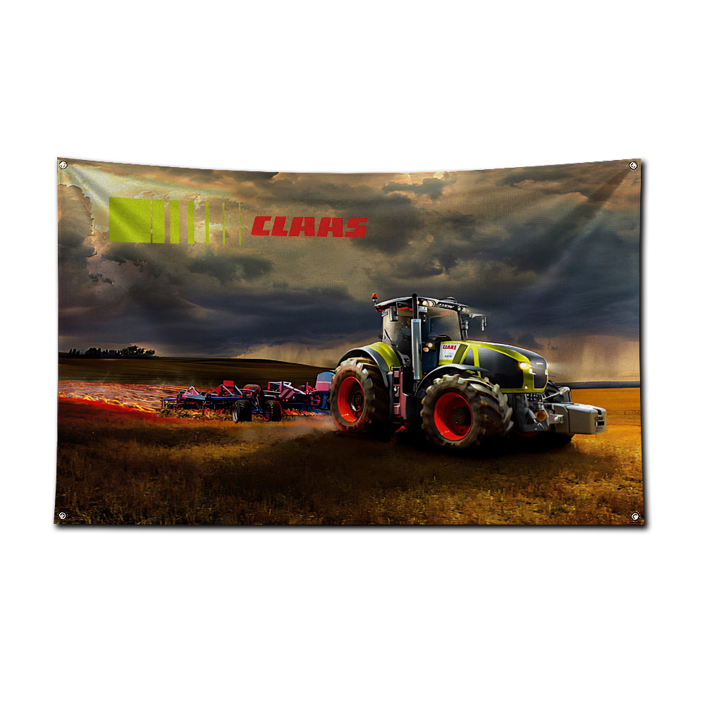 Tractor & Combine Harvester Fl - Farming Agriculture Logo のレビューと価格