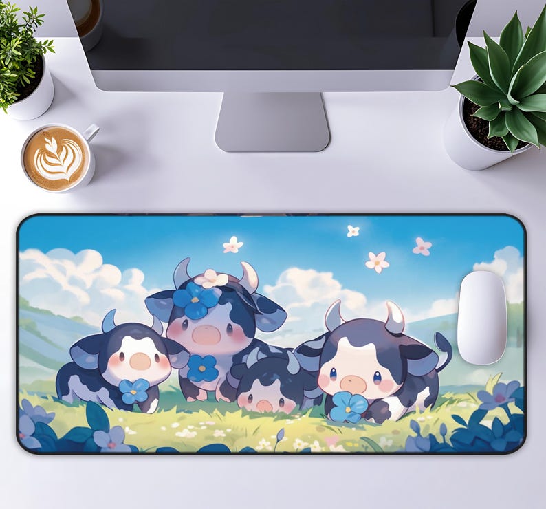 Cute Cow Table Pad, Cute Cow P - Cow Mat Rubber のレビューと価格