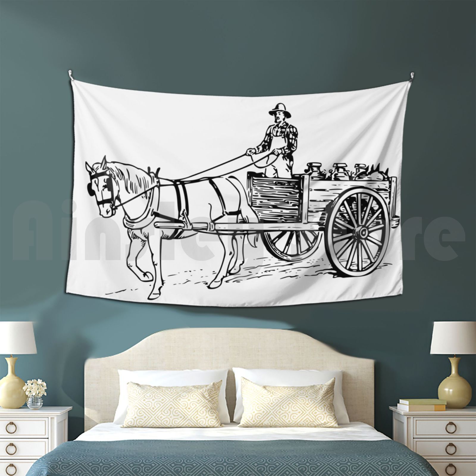 The Farm Soldier Tapestry Back - Agriculture Farming Background のレビューと価格