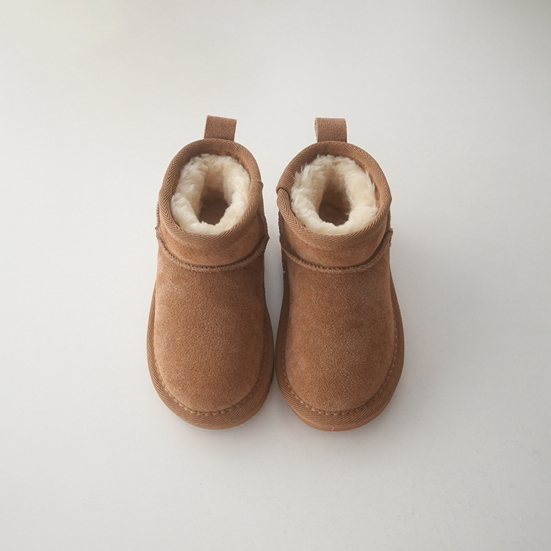 Children Winter Snow Boots Bab - Cow Mat Rubber のレビューと価格