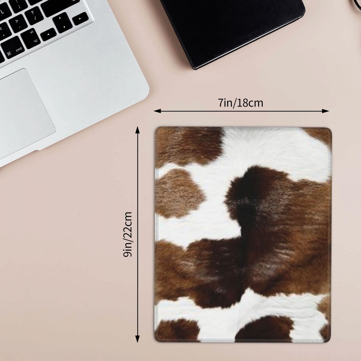 Rustic Ranch Cow Print 7x9 in  - Cow Mat Rubber のレビューと価格