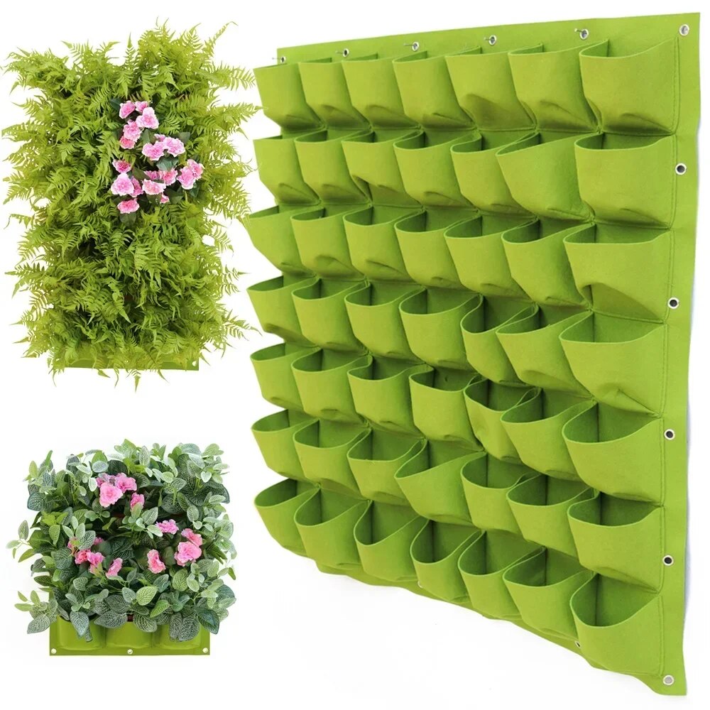 NEW Wall Hanging Pockets Plant - Agriculture Vertical Farming のレビューと価格
