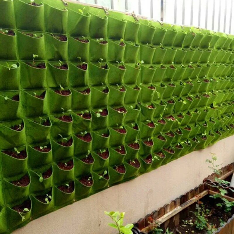 NEW Wall Hanging Pockets Plant - Agriculture Vertical Farming のレビューと価格