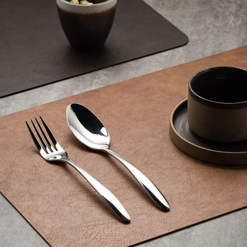 Reusable Leather Table Mat For - Cow Mat Rubber のレビューと価格