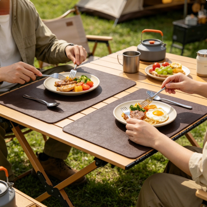 Reusable Leather Table Mat For - Cow Mat Rubber のレビューと価格