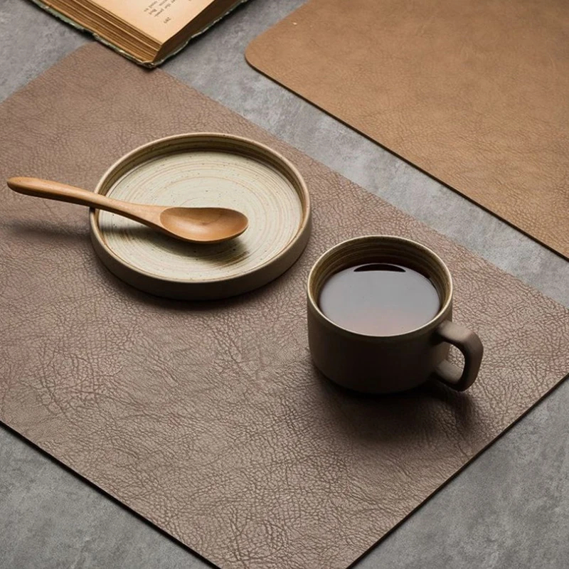 Reusable Leather Table Mat For - Cow Mat Rubber のレビューと価格