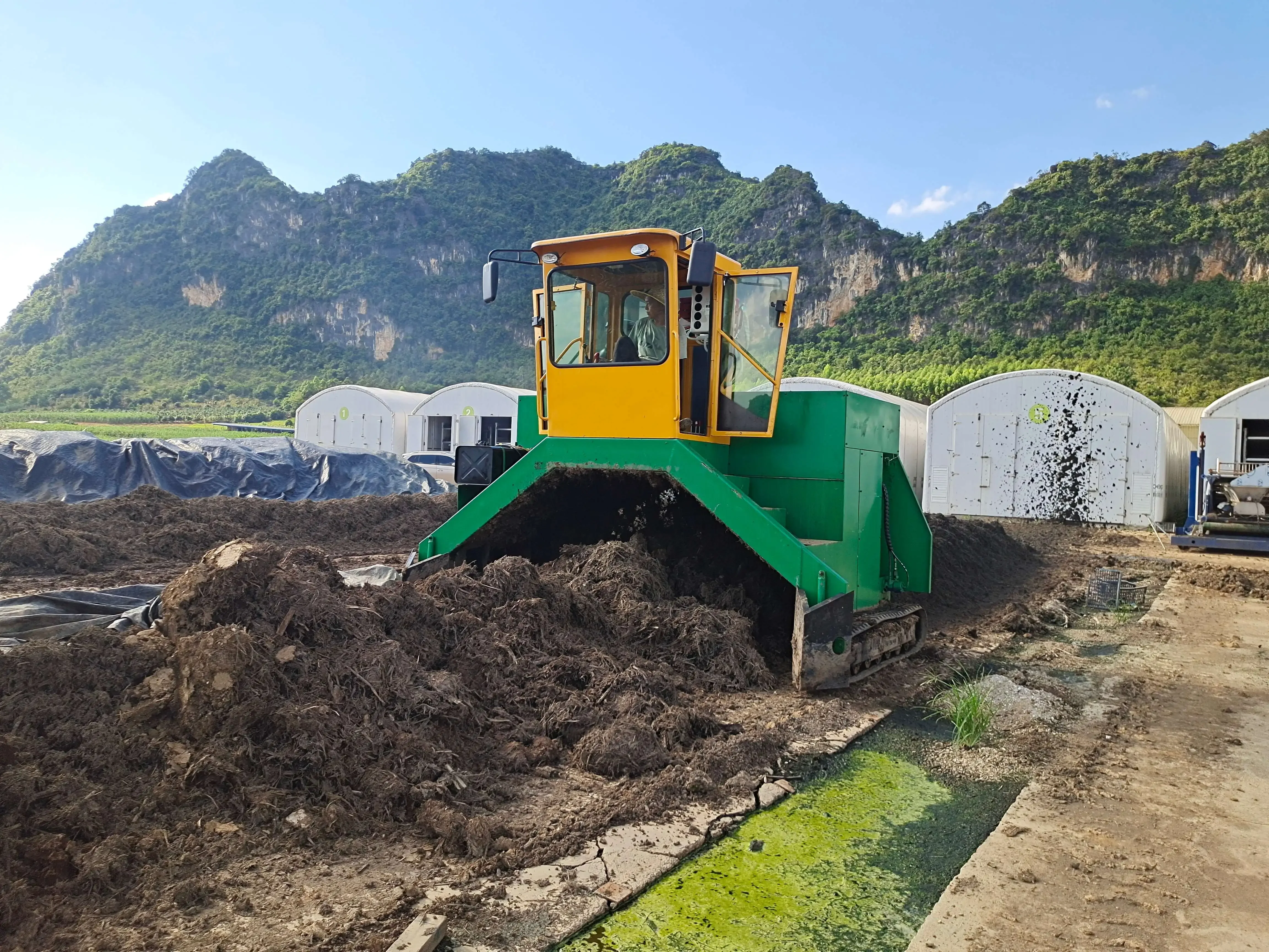 #Farm use organic fercilizer c - Compost Turner Machine のレビューと価格
