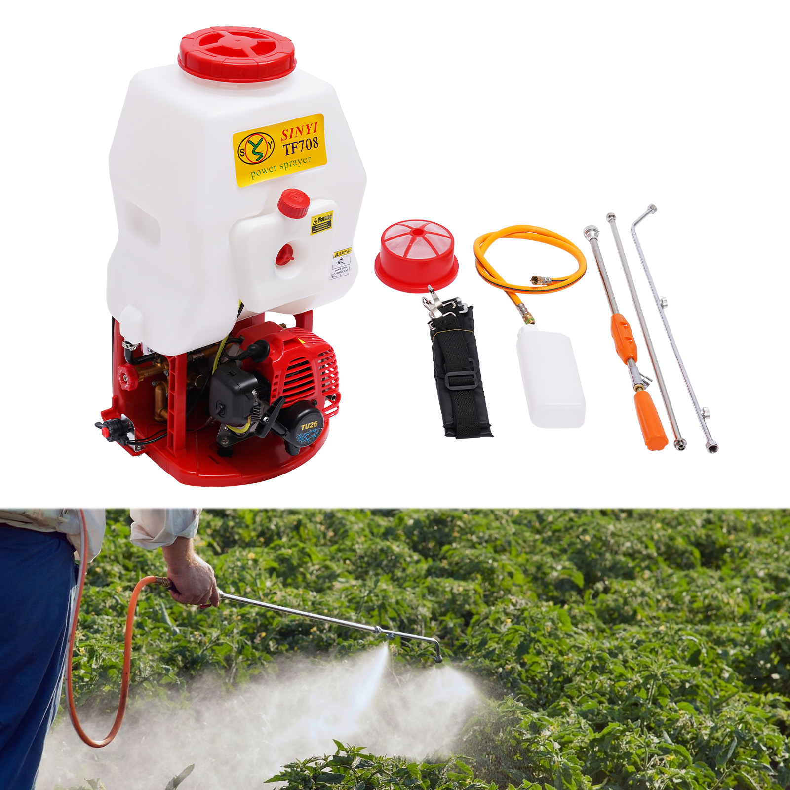 Backpack Power Sprayer 25.4cc  - Crop Sprayer Backpack のレビューと価格
