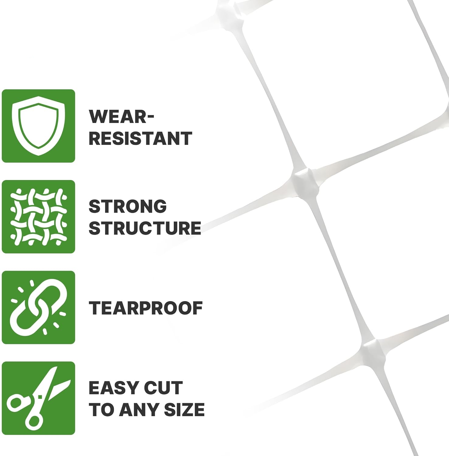 Plastic Trellis Netting 4x100f - Agriculture Vertical Farming のレビューと価格