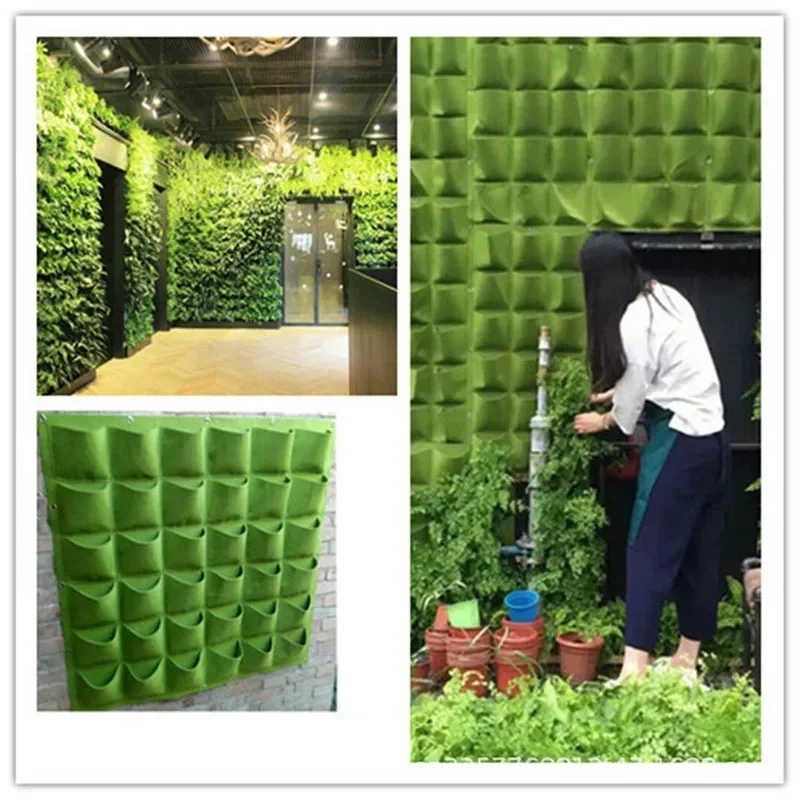 NEW Wall Hanging Pockets Plant - Agriculture Vertical Farming のレビューと価格