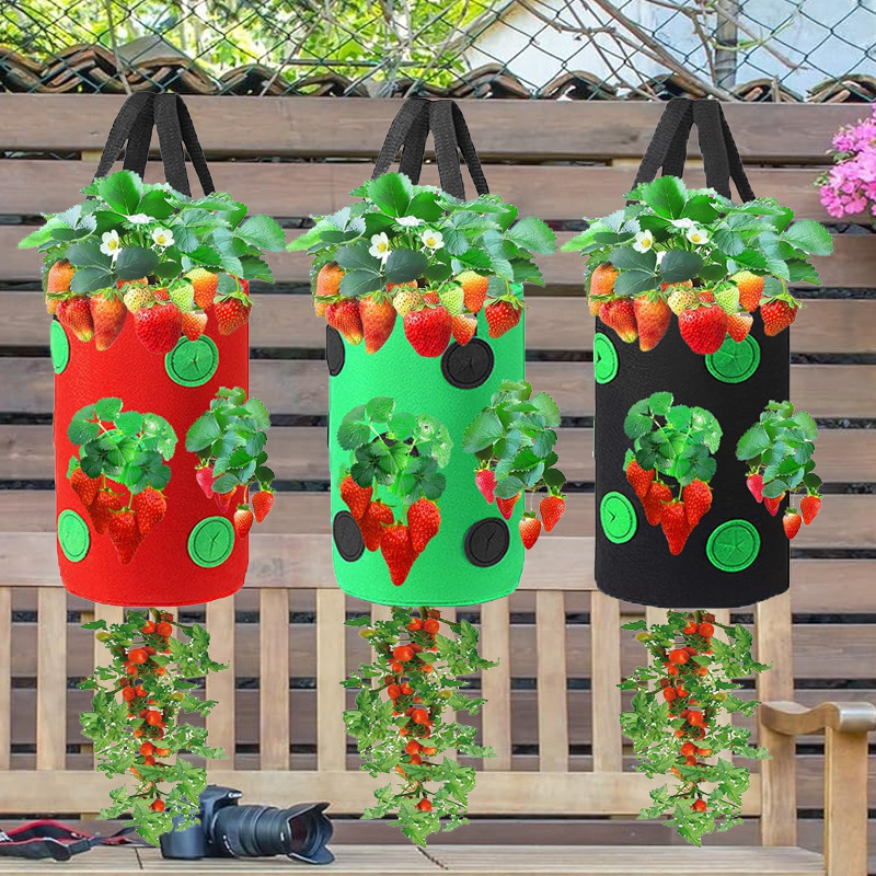 1Pc Hanging Planting Bag Straw - Agriculture Vertical Farming のレビューと価格
