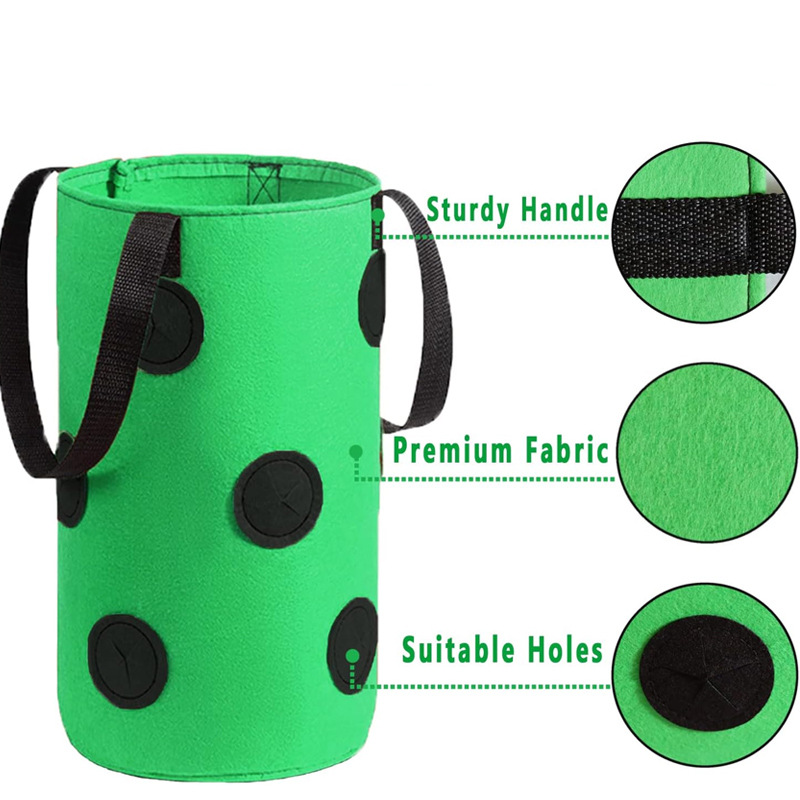 1Pc Hanging Planting Bag Straw - Agriculture Vertical Farming のレビューと価格