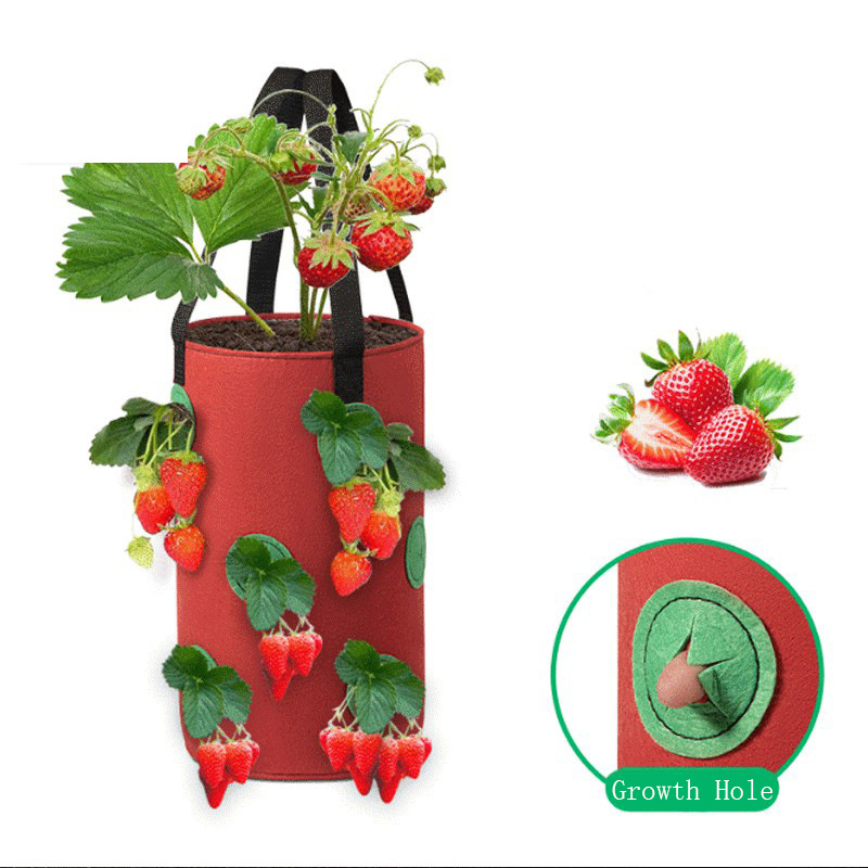 1Pc Hanging Planting Bag Straw - Agriculture Vertical Farming のレビューと価格